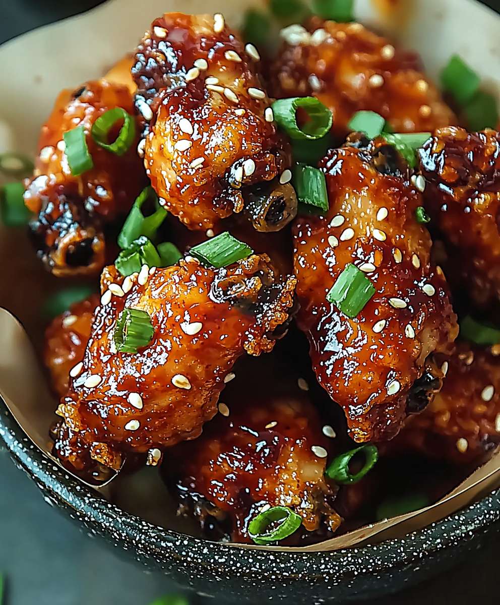 Koreanisches Brathähnchen süß würzig