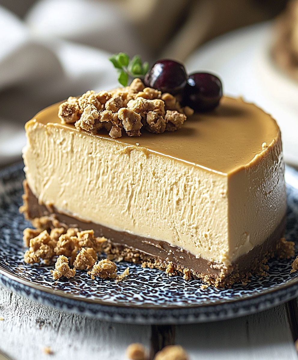 Erdnussbutter Käsekuchen backen