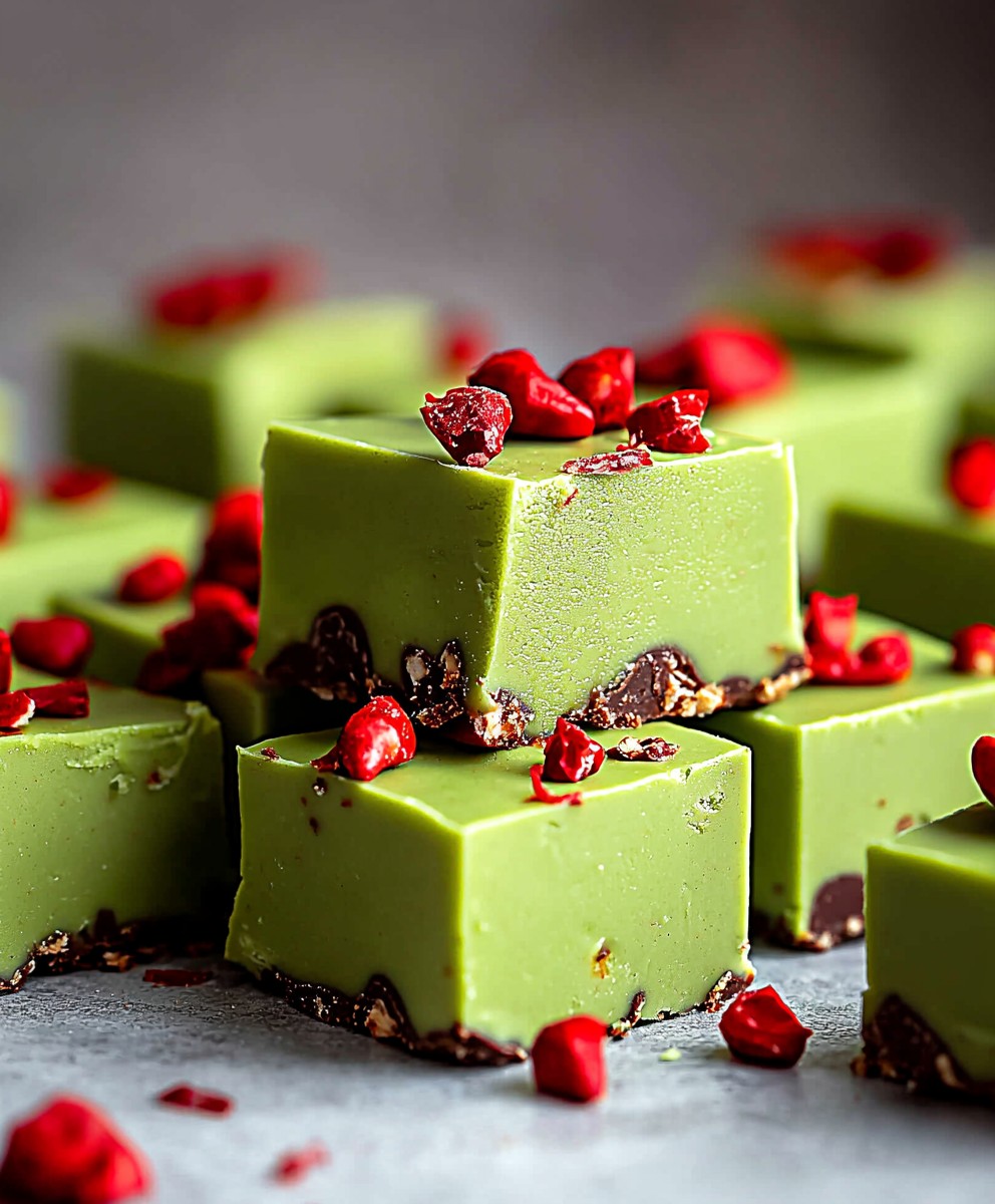 Grinch Fudge selber machen