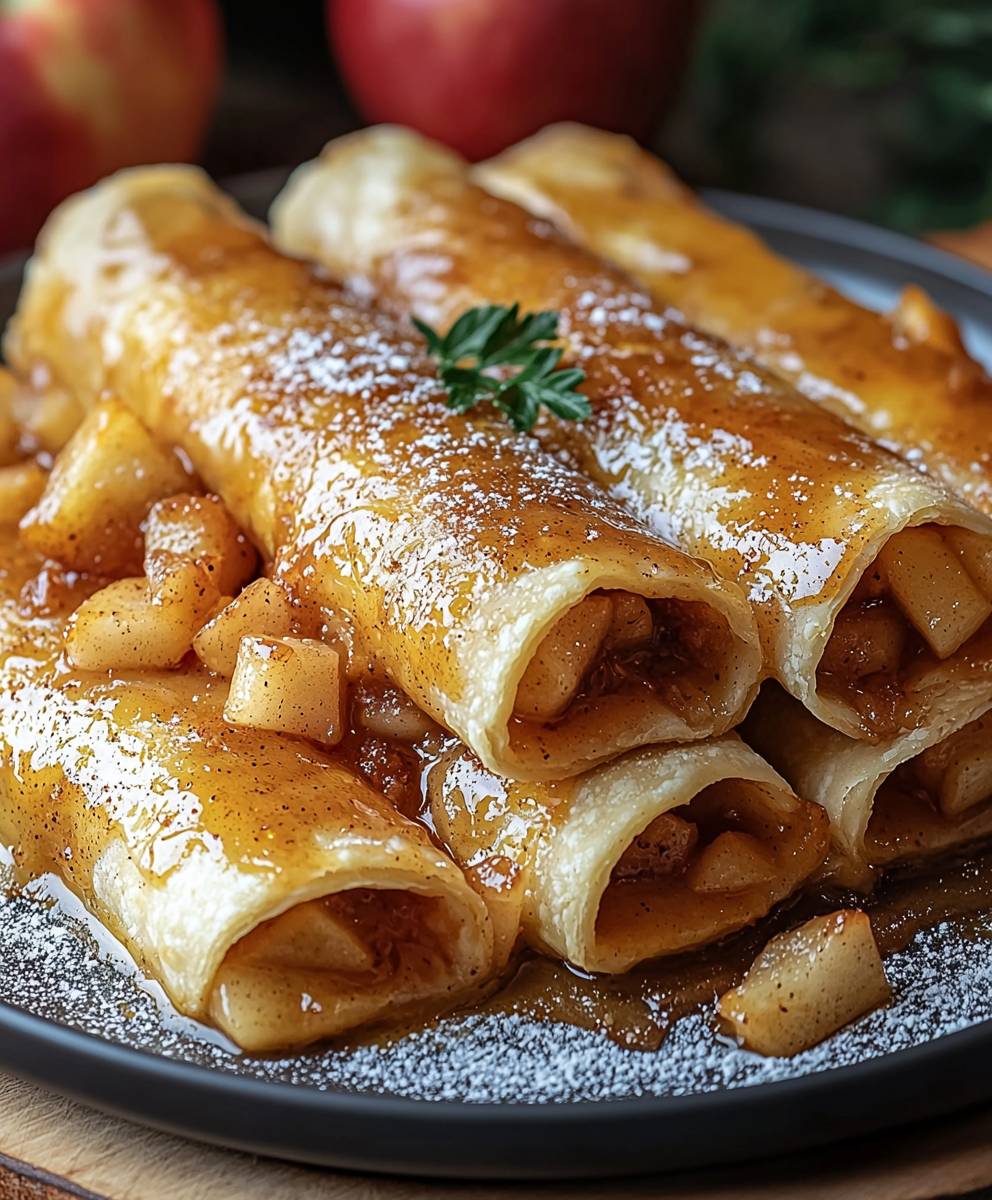 Apfelkuchen Taquitos Air Fryer