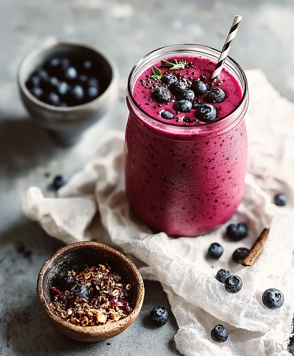 Rote Früchte Chai Smoothie