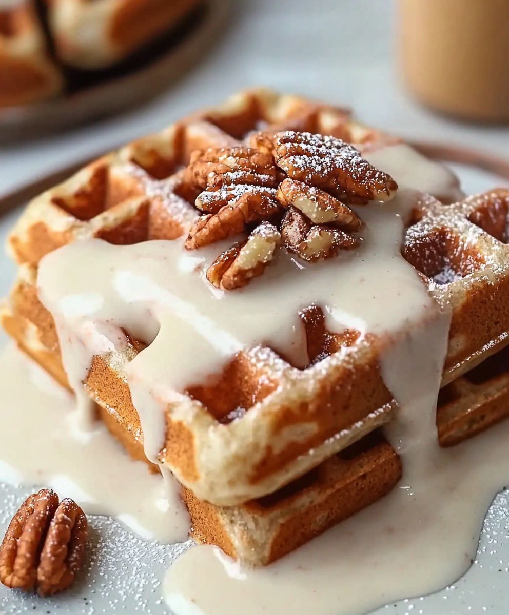 Karottenkuchen Waffeln backen