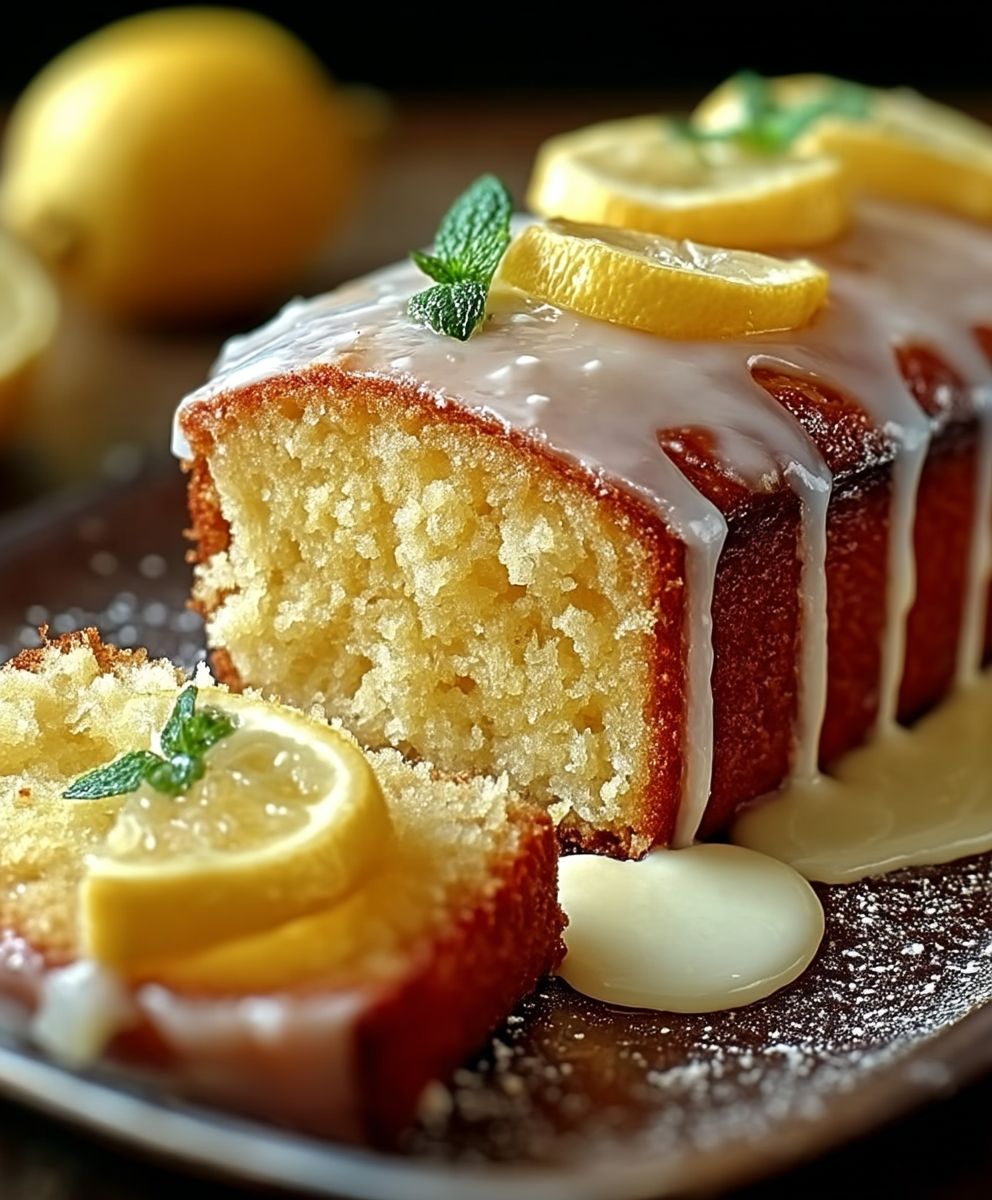 Zitronenglasurkuchen backen