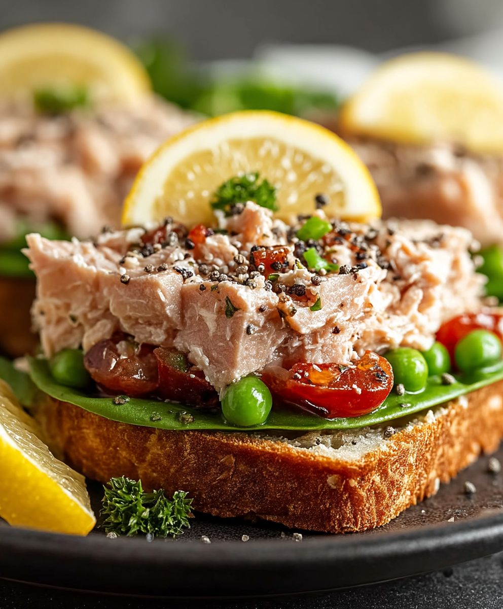 Zitronenpfeffer Thunfisch einfach