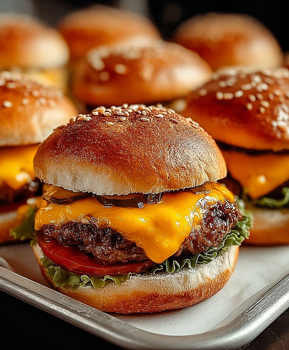 Cheeseburger Sliders selber machen