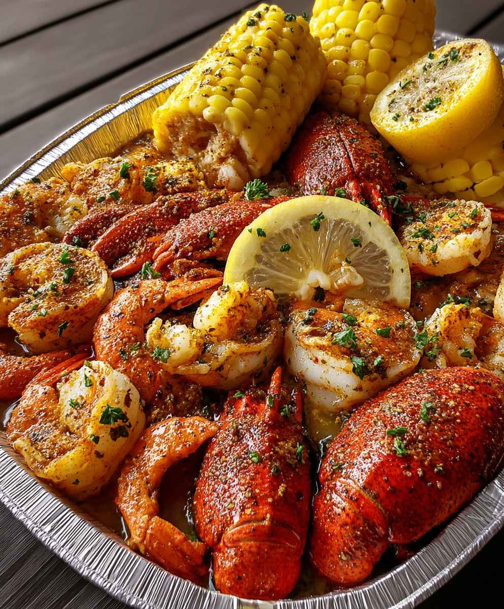 Cajun Seafood Boil Knoblauchbutter