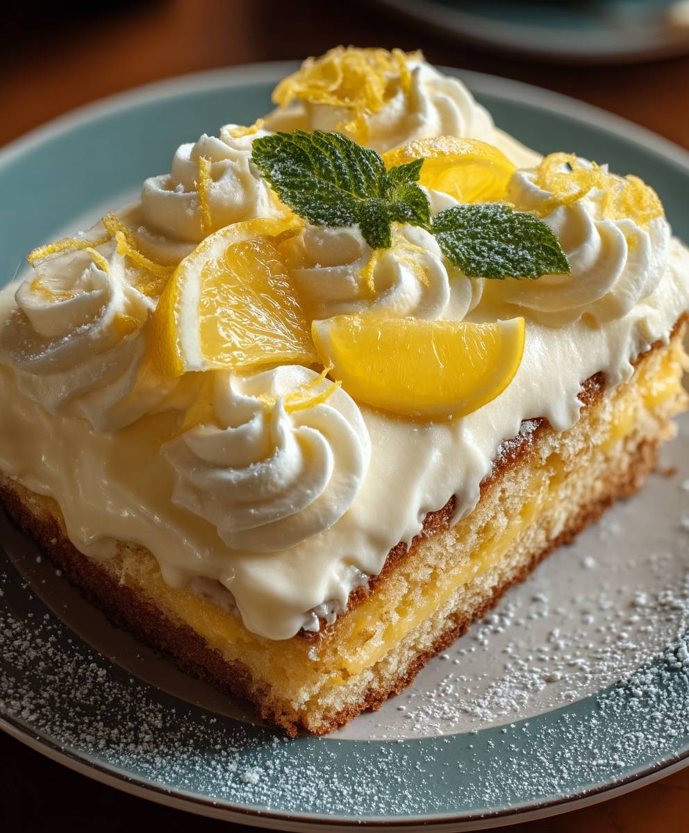 Limoncello Mascarpone Kuchen