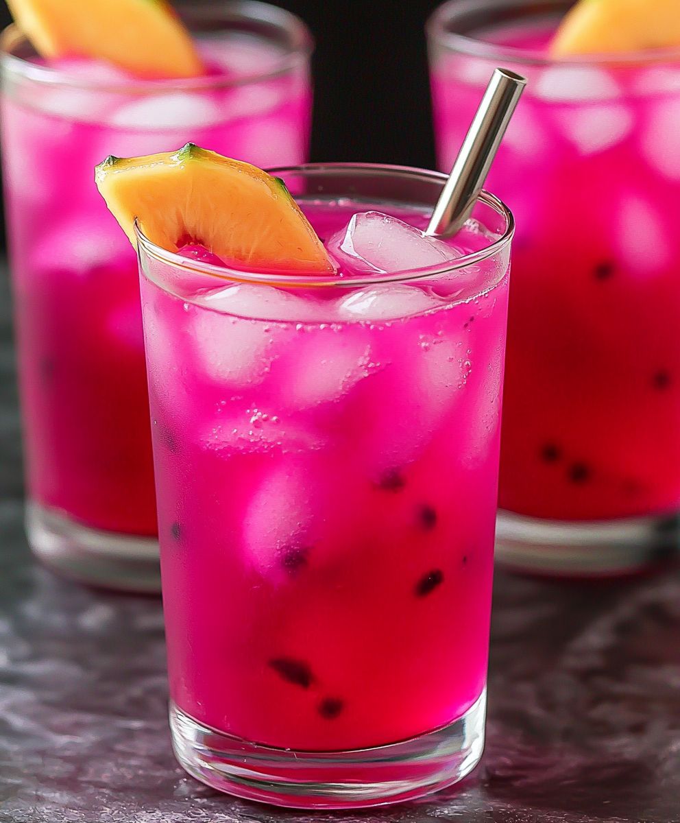 Mango Drachenfrucht Erfrischung