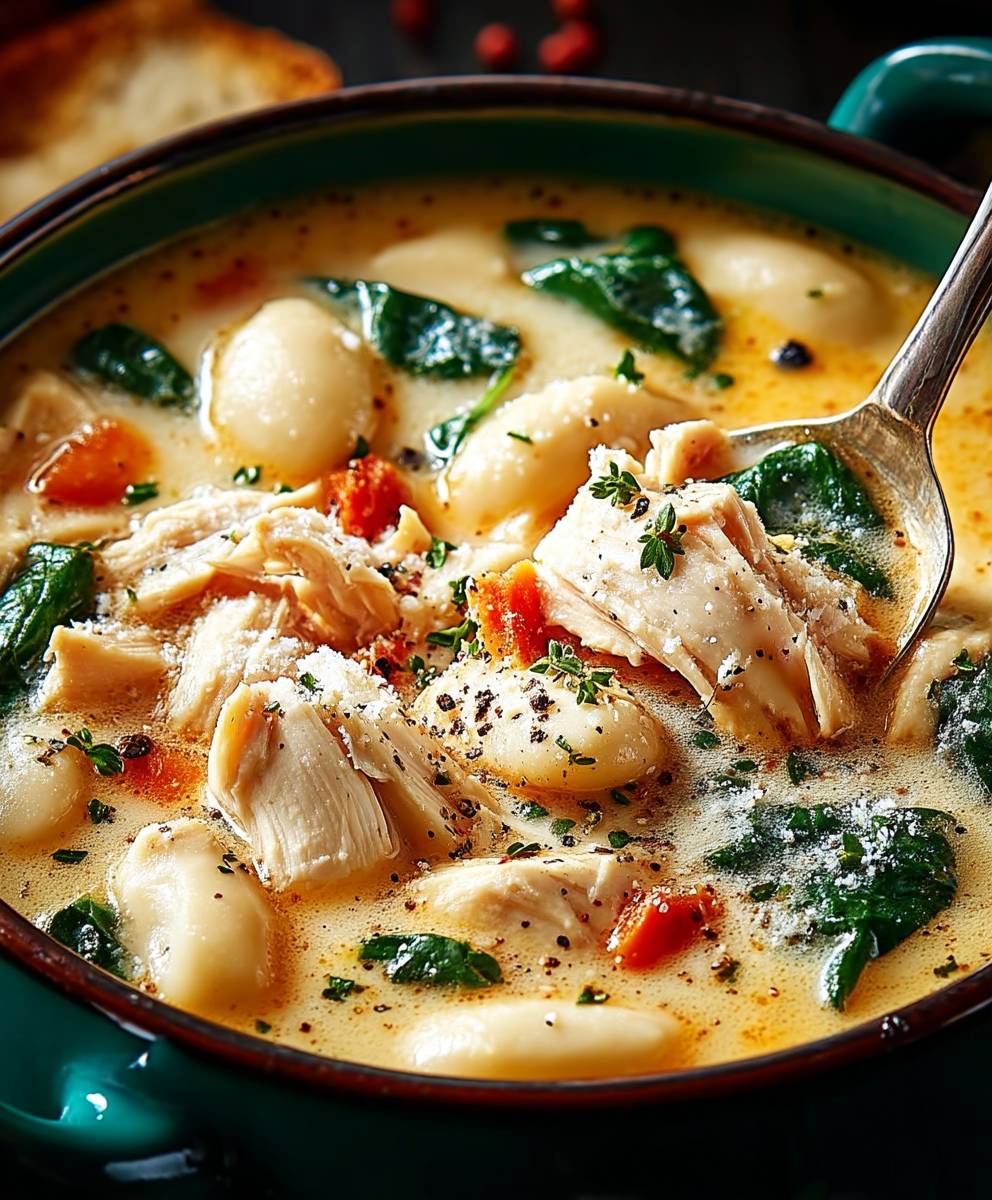 Hühnercremesuppe einfach zubereiten