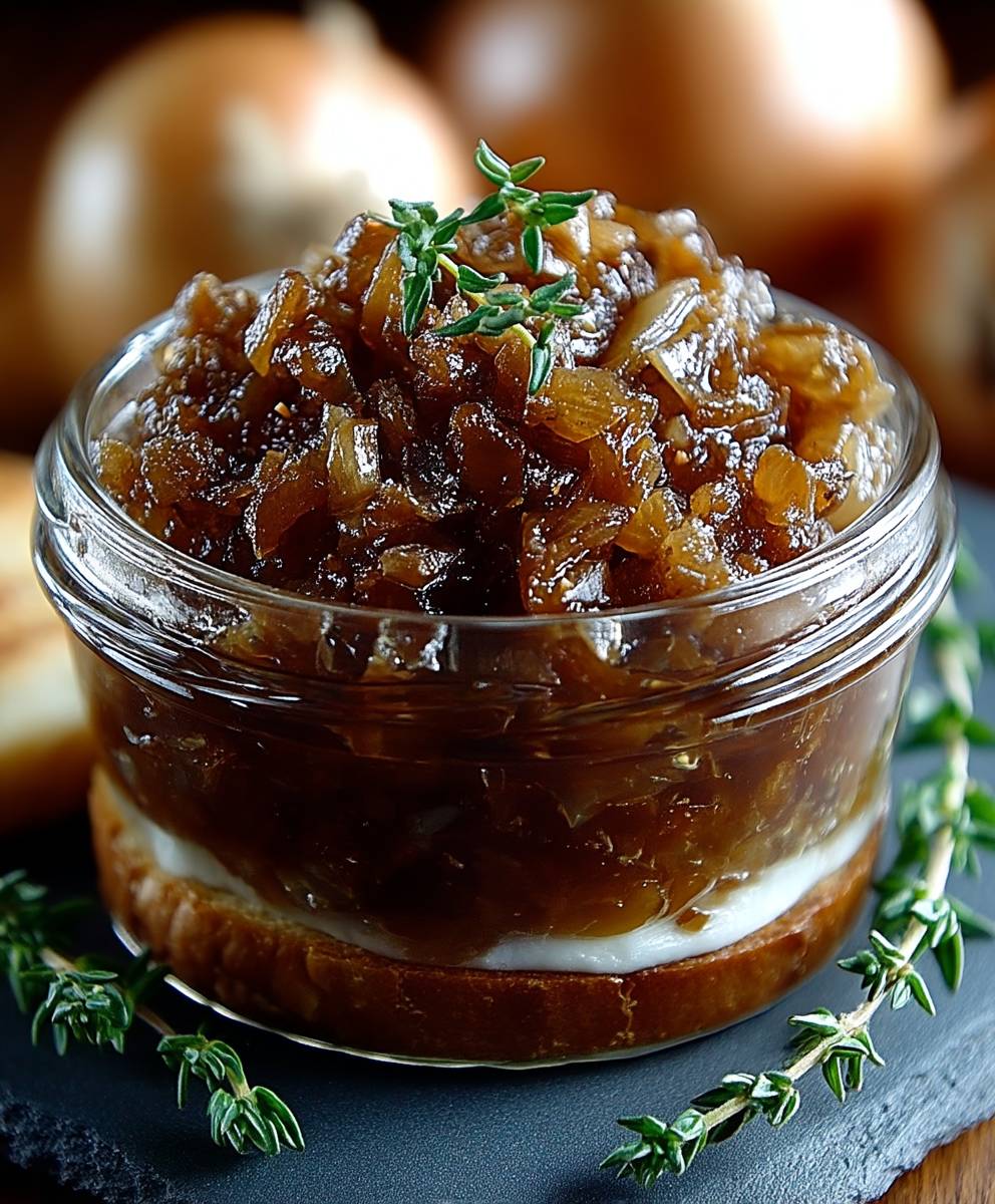 Karamellisierte Zwiebelmarmelade selber machen