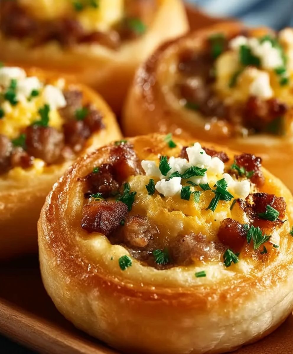 Pikante Frühstücksbrötchen