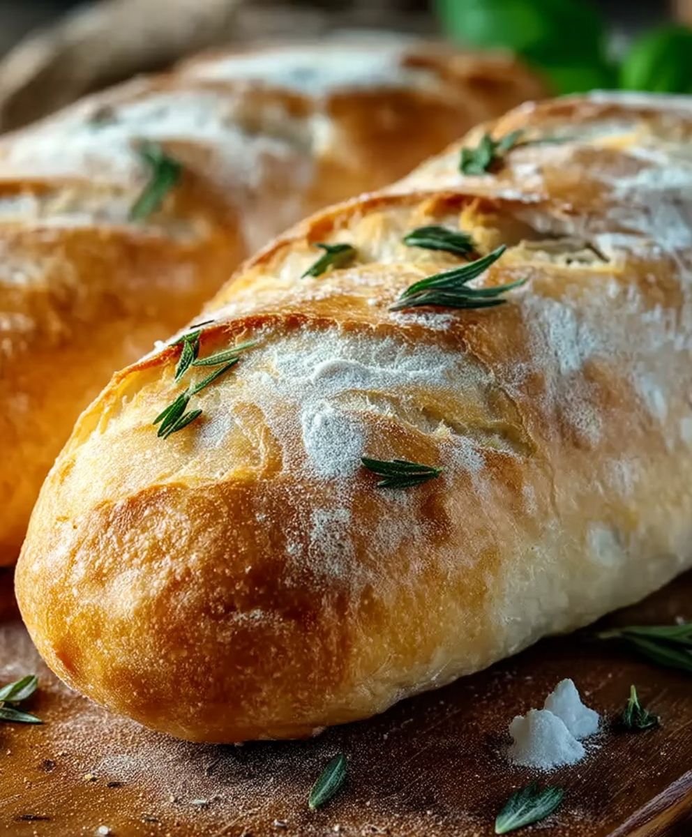 Italienisches Krustenbrot backen