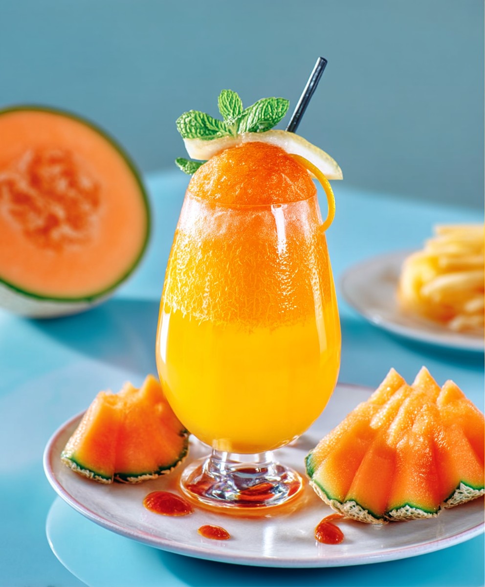 Saure Orangenmelone zubereiten