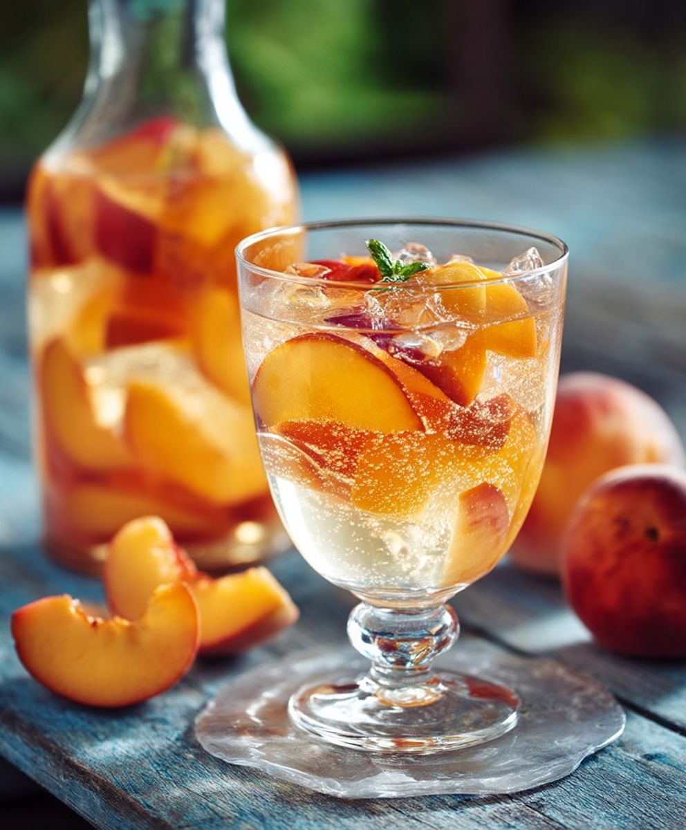 Weißer Sangria Pfirsich