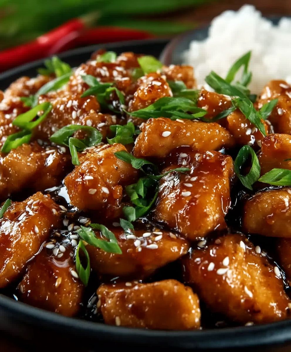 Mongolisches Huhn zubereiten