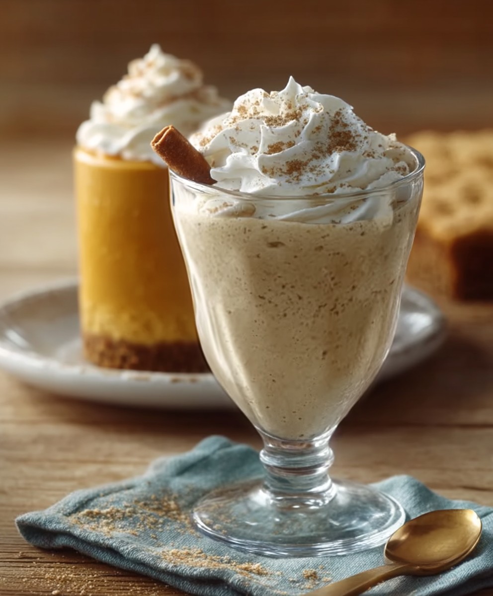 Kürbiskuchen Milchshake Brandy