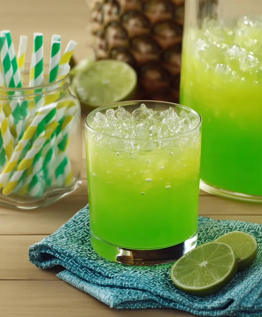 Ananas Limetten Punsch selber machen