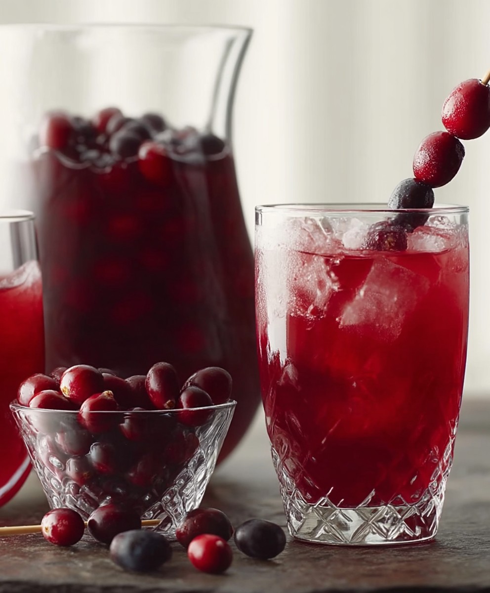 Schneller Cranberry Punsch