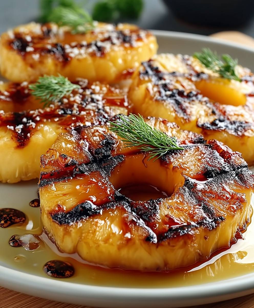 Gegrillte Ananas einfach zubereiten