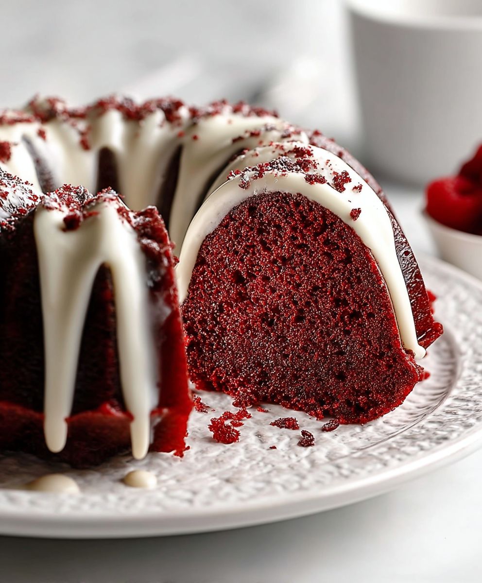 Red Velvet Gugelhupf backen