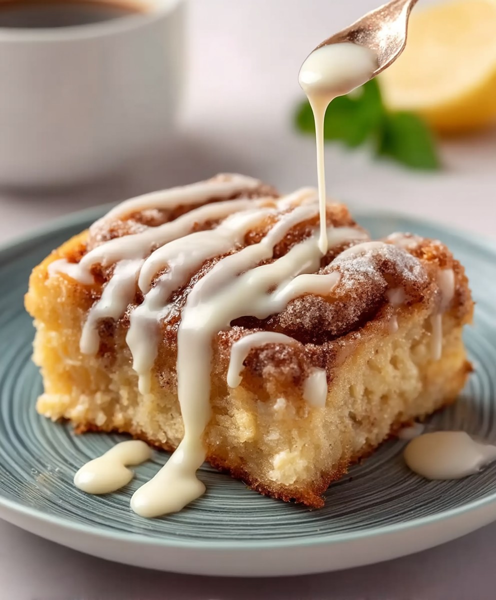 Zimtschneckenkuchen backen