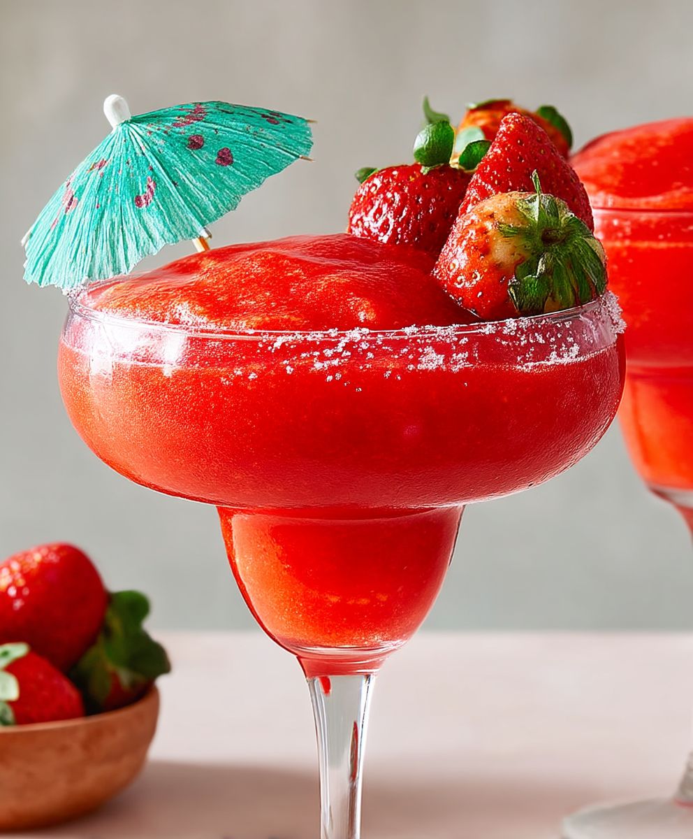 Erdbeer Daiquiri selber machen
