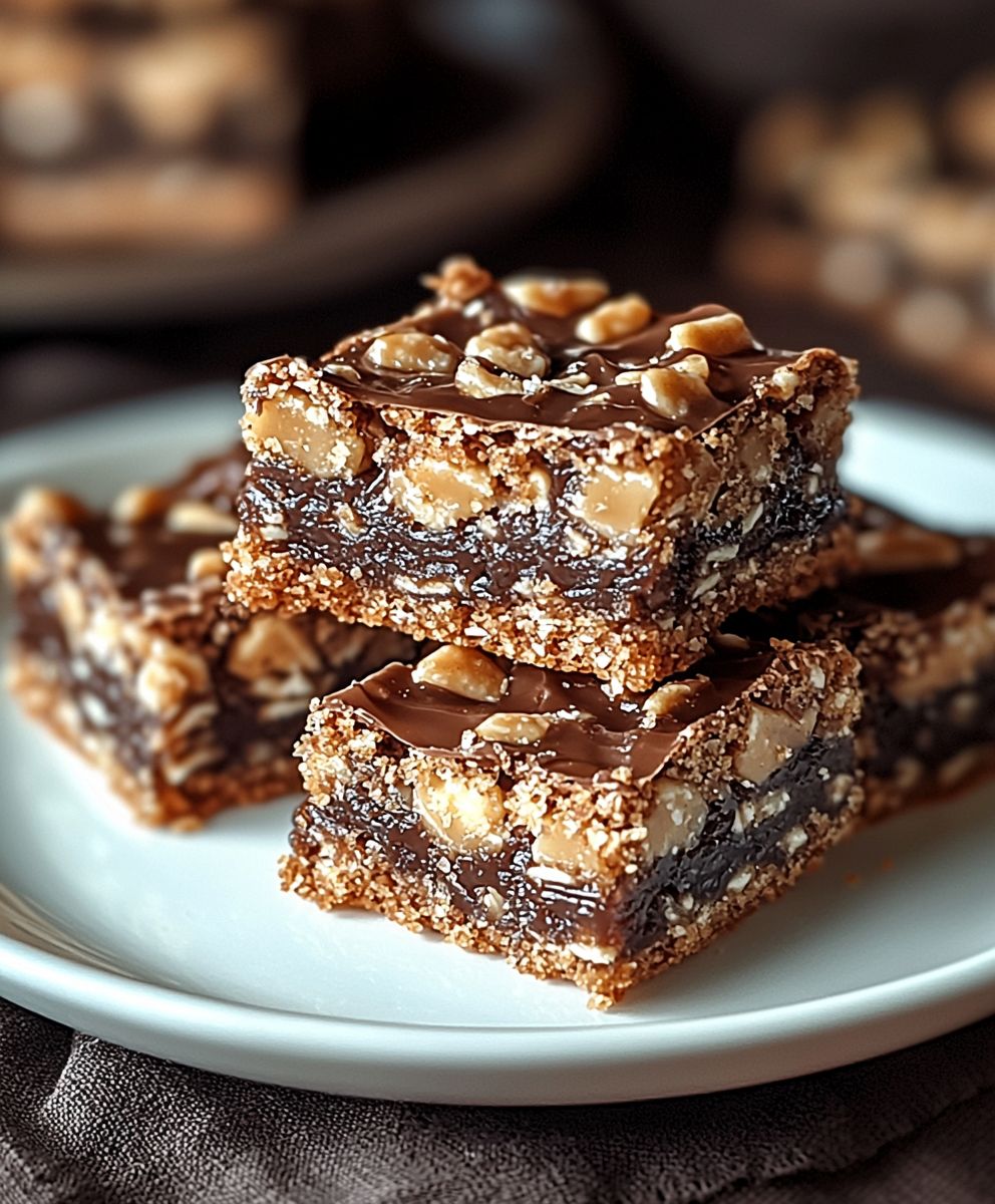 Samoa Cookie Bars backen