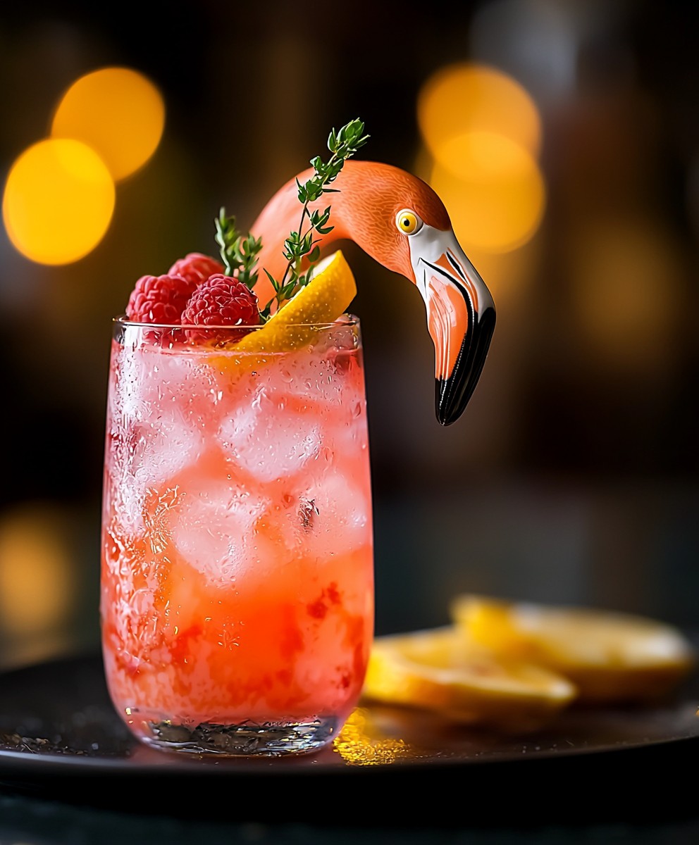 Rosa Flamingo Cocktail