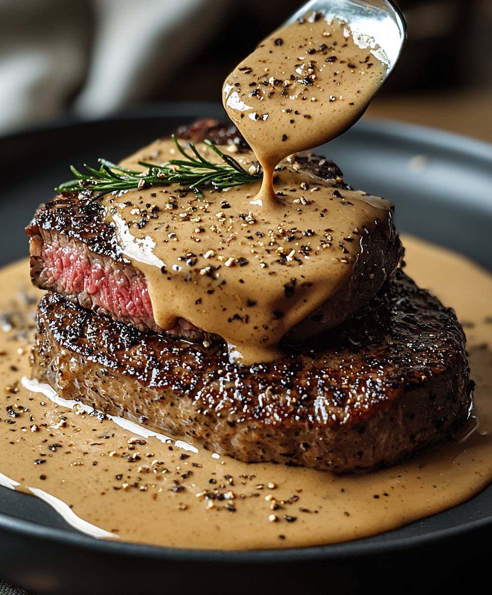 Steak au Poivre Soße