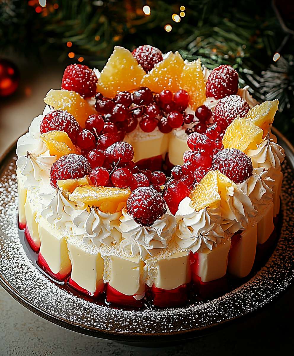 Weihnachts Trifle Kranz