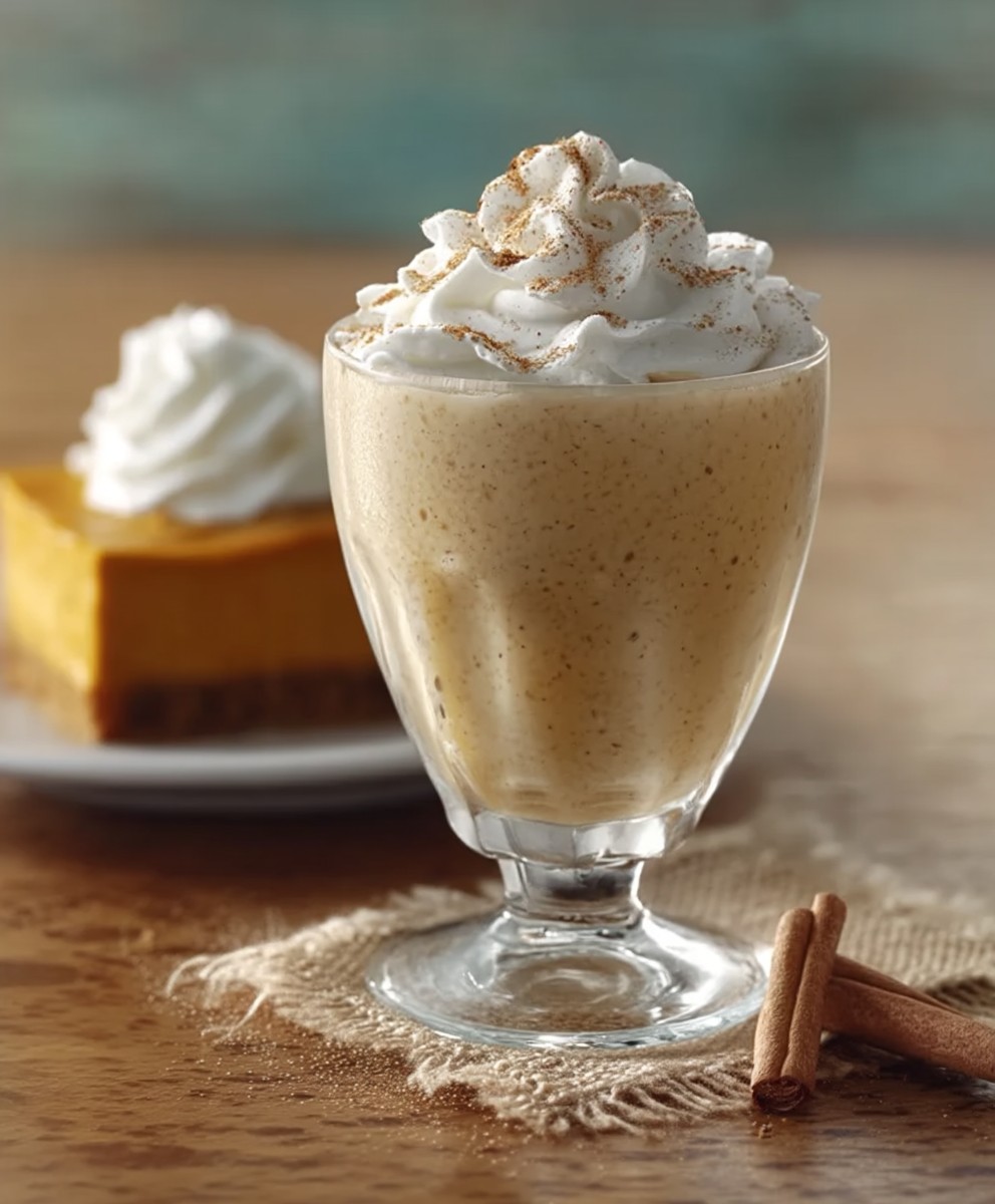 Kürbiskuchen Milchshake Brandy