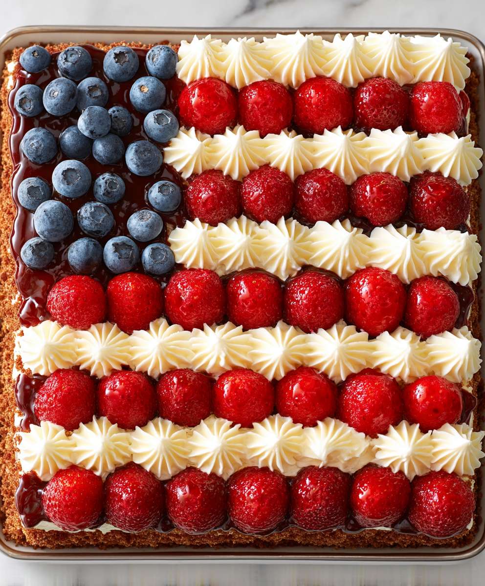 Flaggenkuchen backen