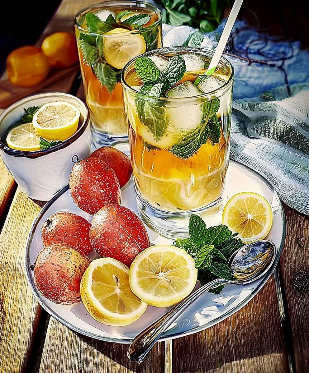 Minze Limonade selber machen