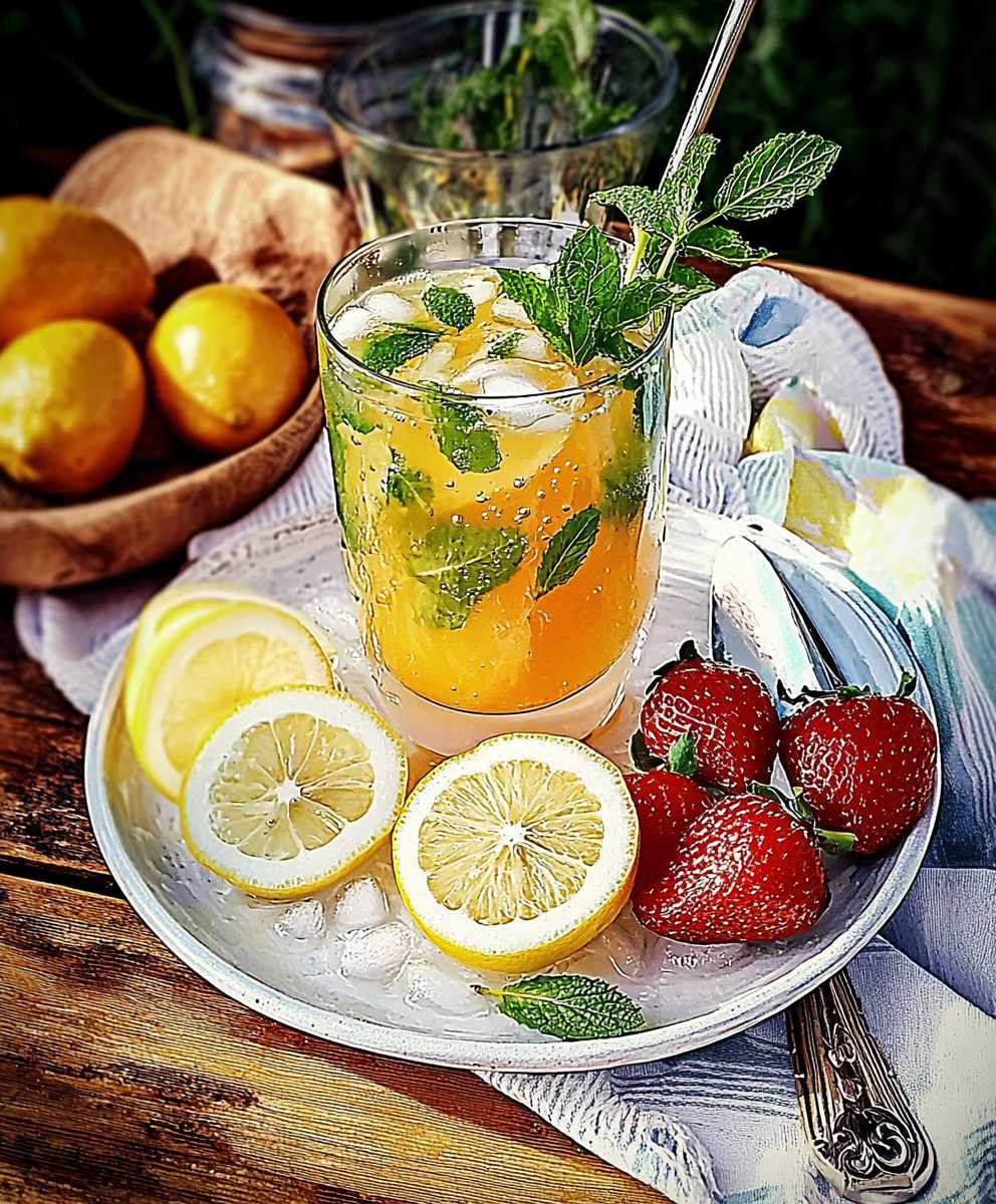 Minze Limonade selber machen