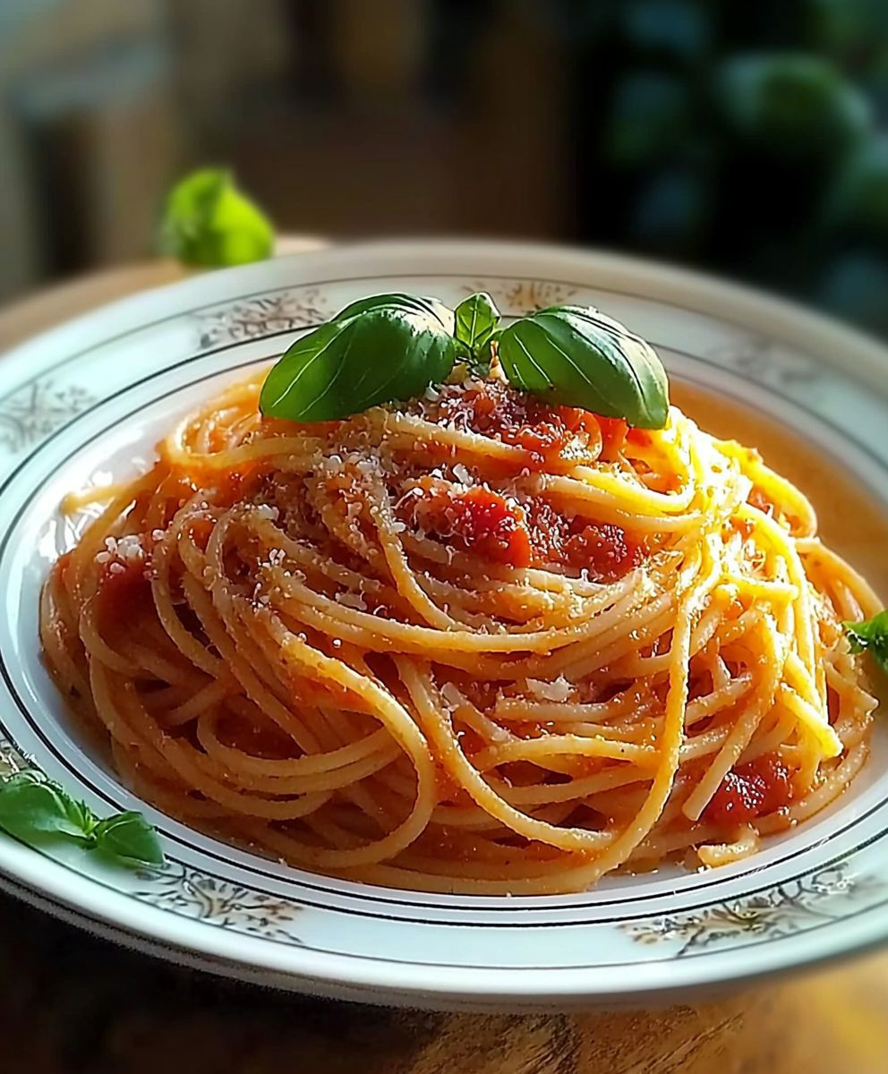 Spaghetti Pomodoro selber machen