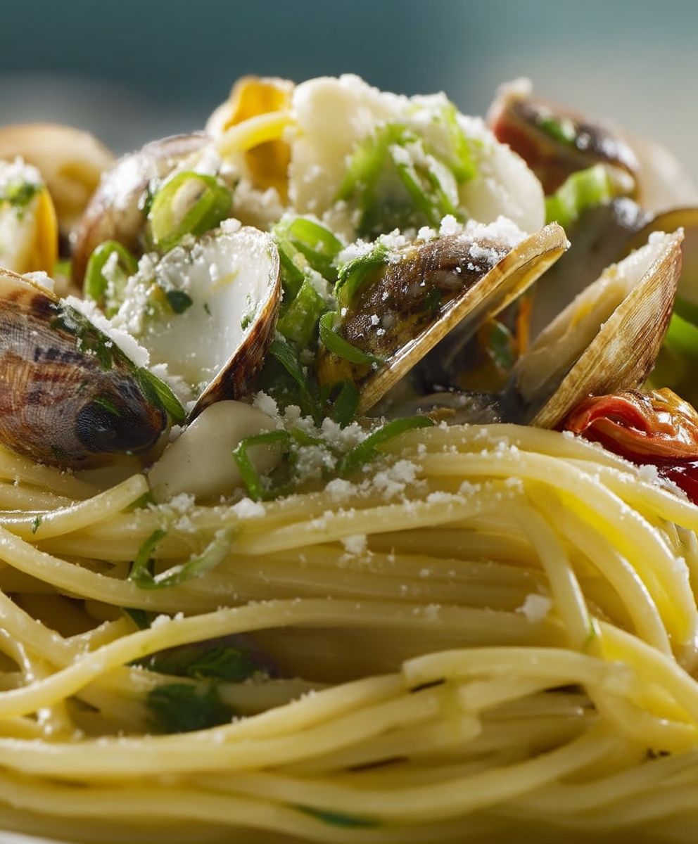 Pasta mit Venusmuscheln