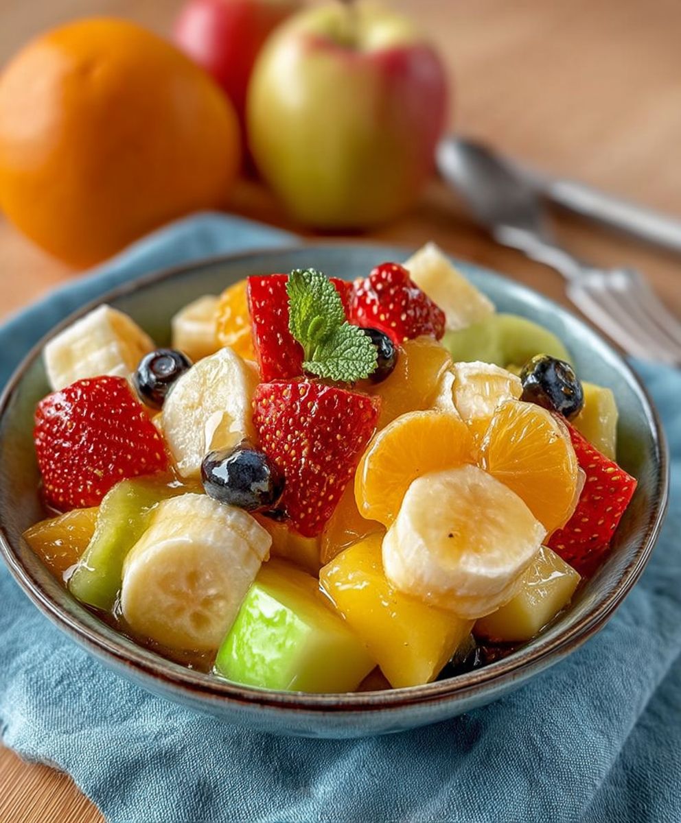 Einfacher Obstsalat 3 Zutaten