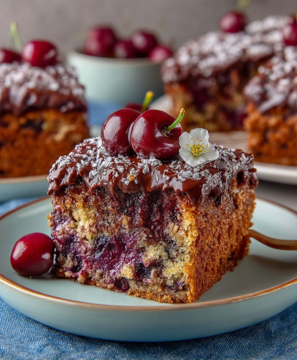 Ameisenkuchen mit Kirschen backen