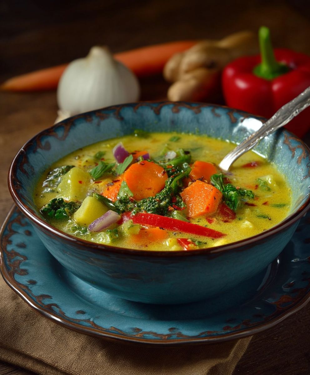Curry Kokos Gemüsesuppe
