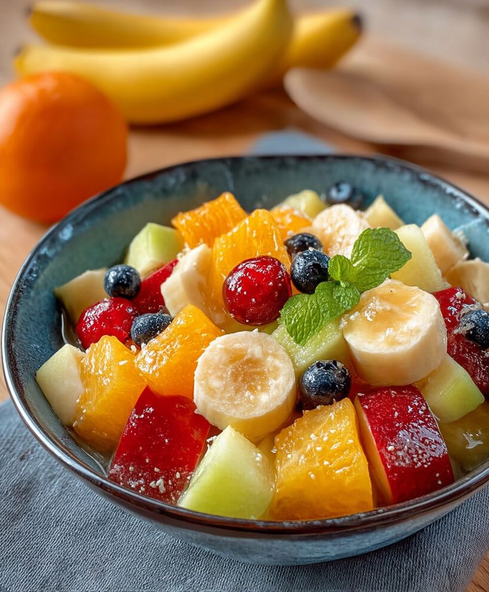 Einfacher Obstsalat 3 Zutaten