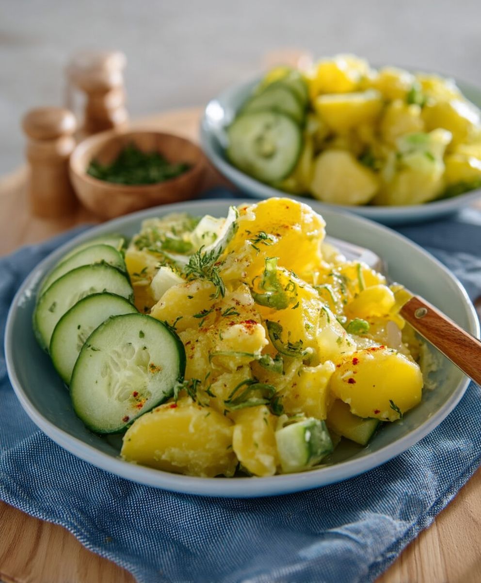 Kartoffelsalat vegan einfach Biergarten