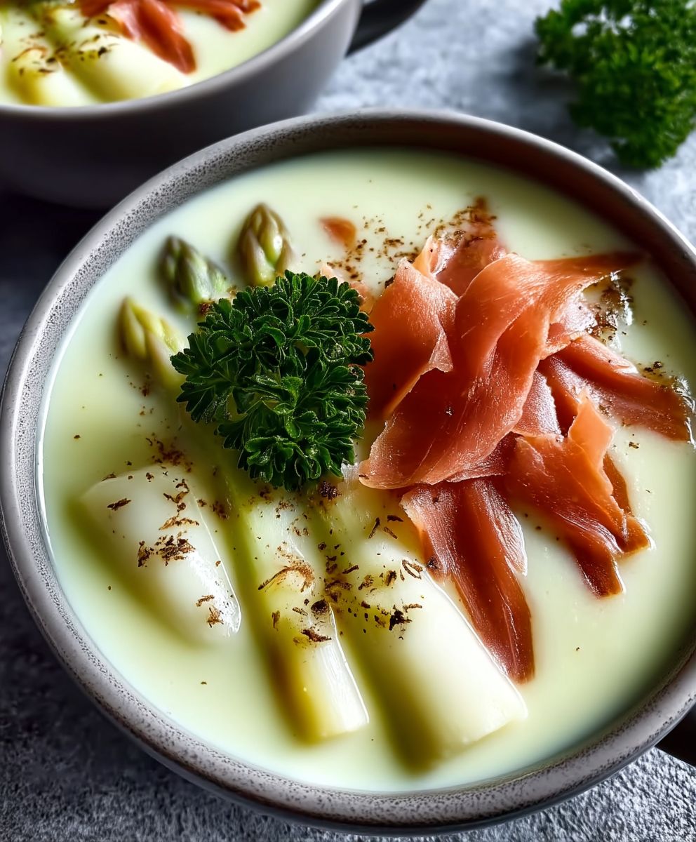 Spargelcremesuppe selber machen
