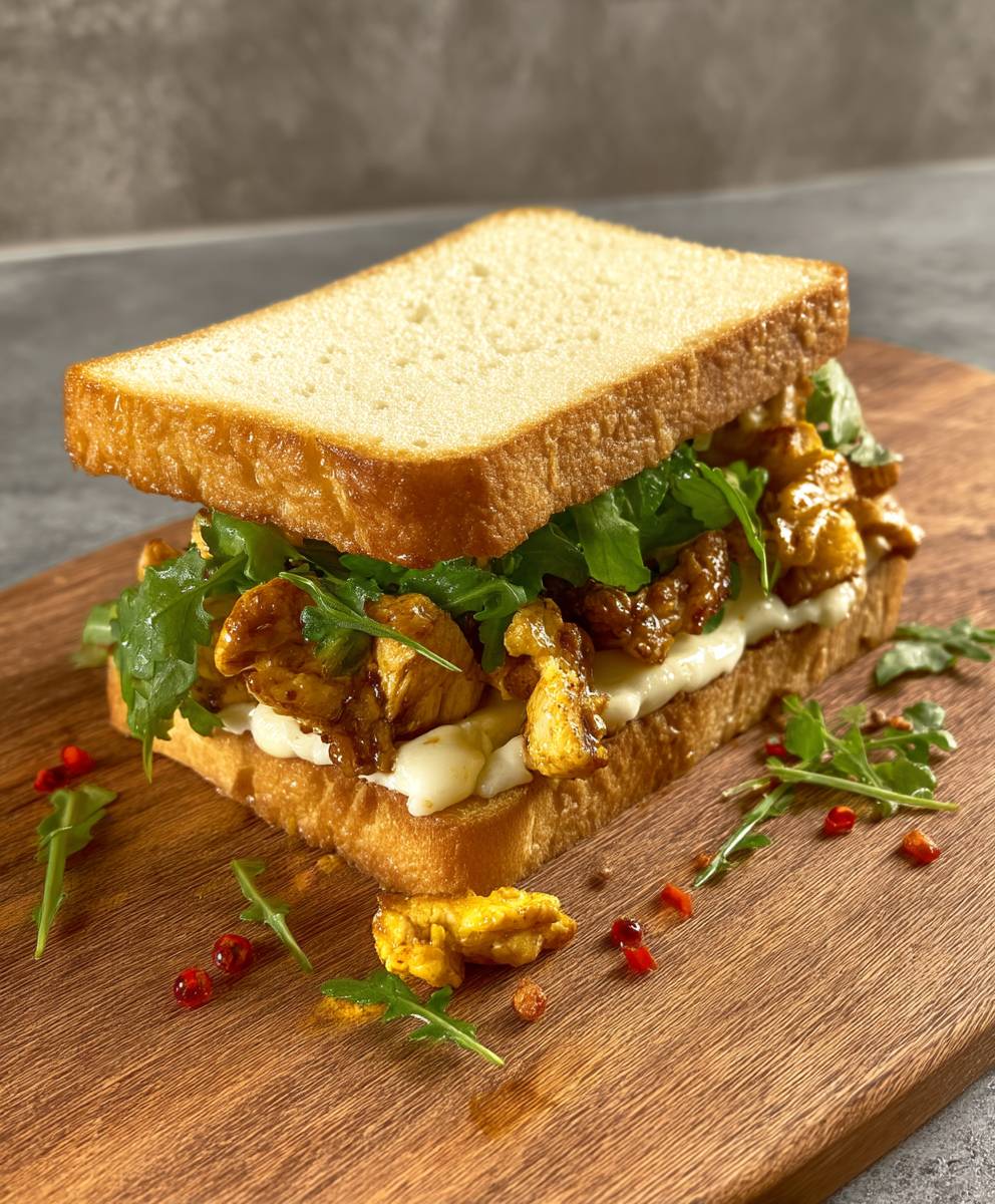 Gyros Toast mit Käse