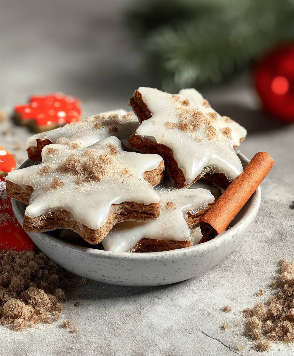 Zimtsterne backen einfach