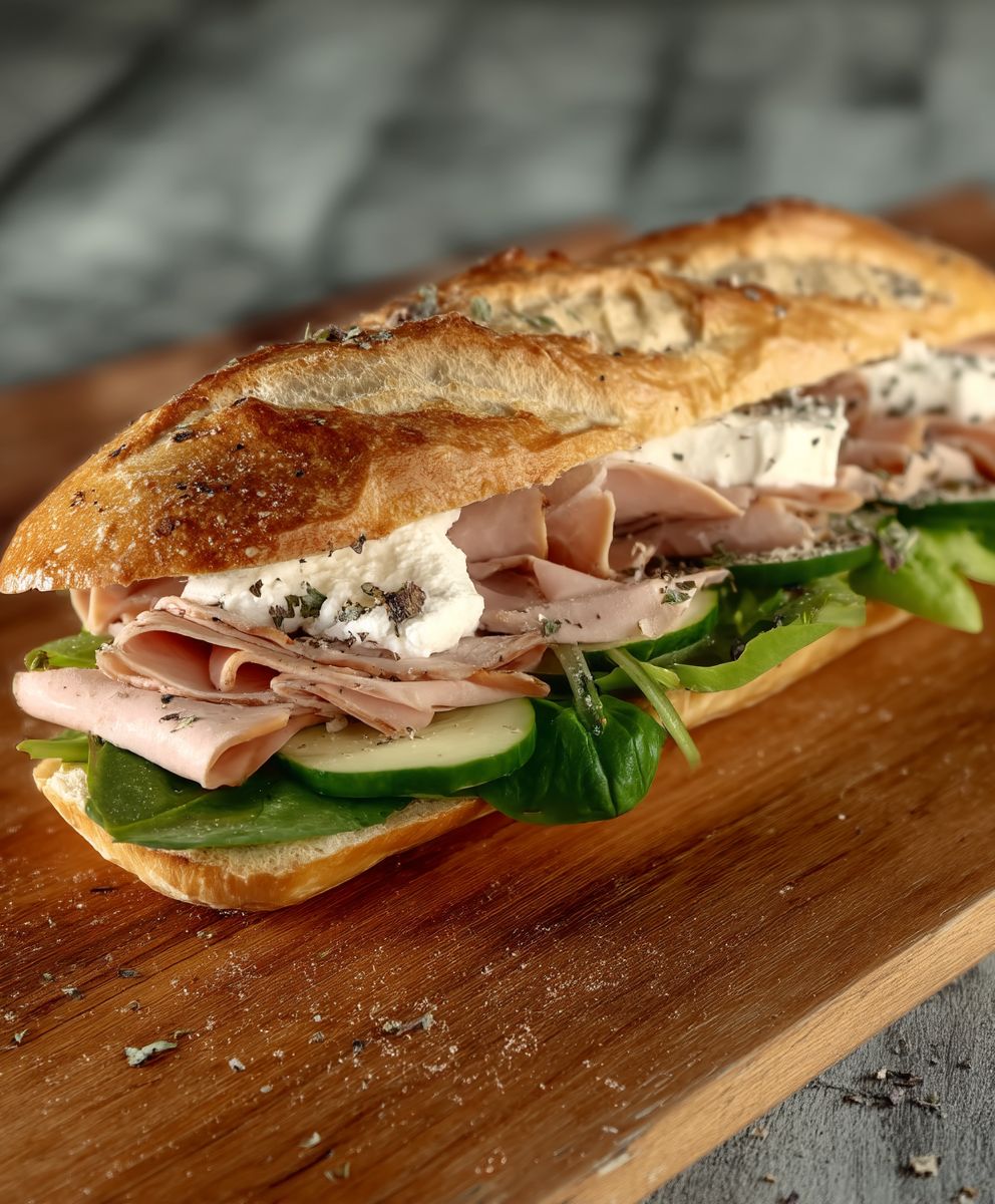 Baguette belegen