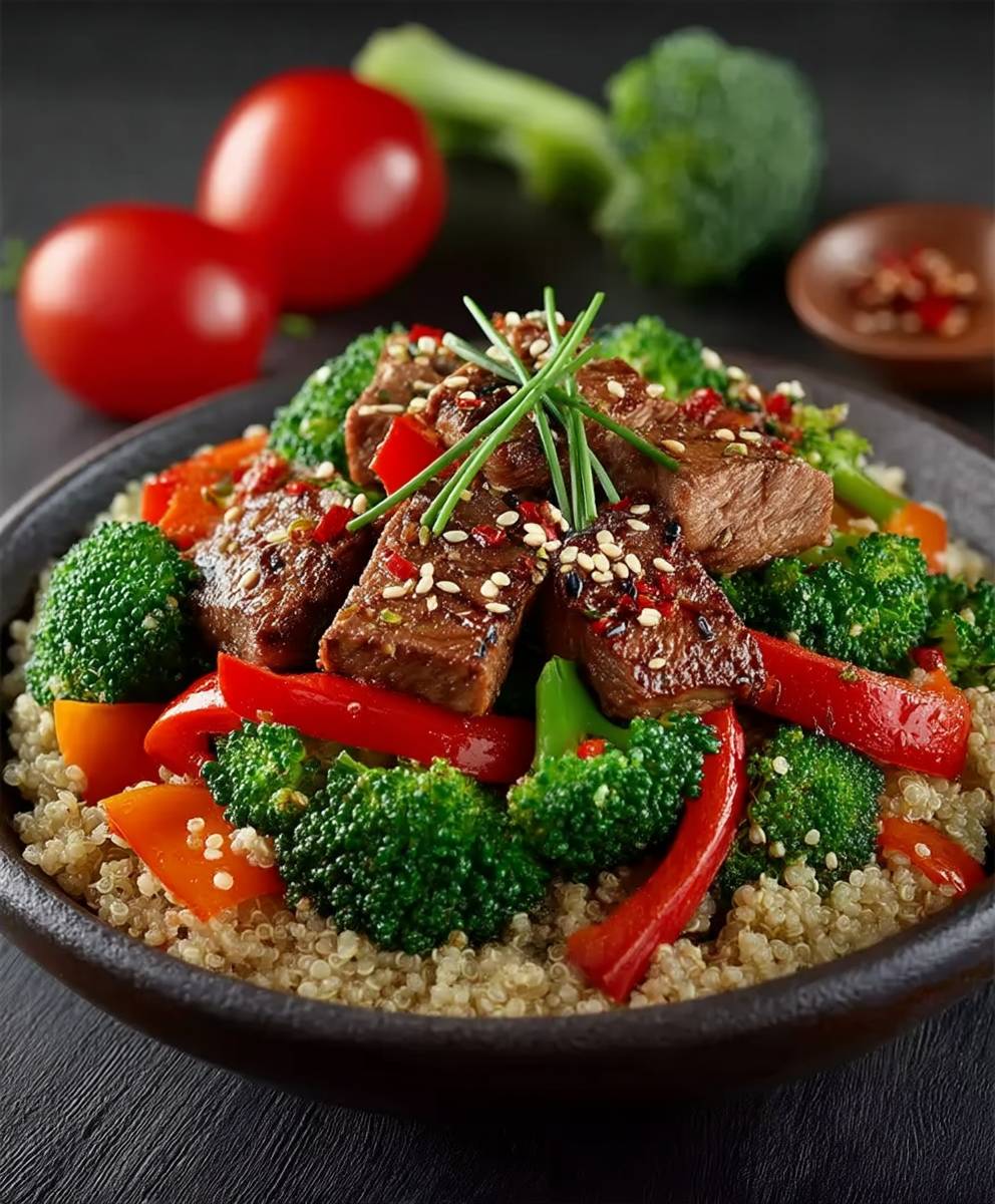 Rindfleisch Paprika Quinoa