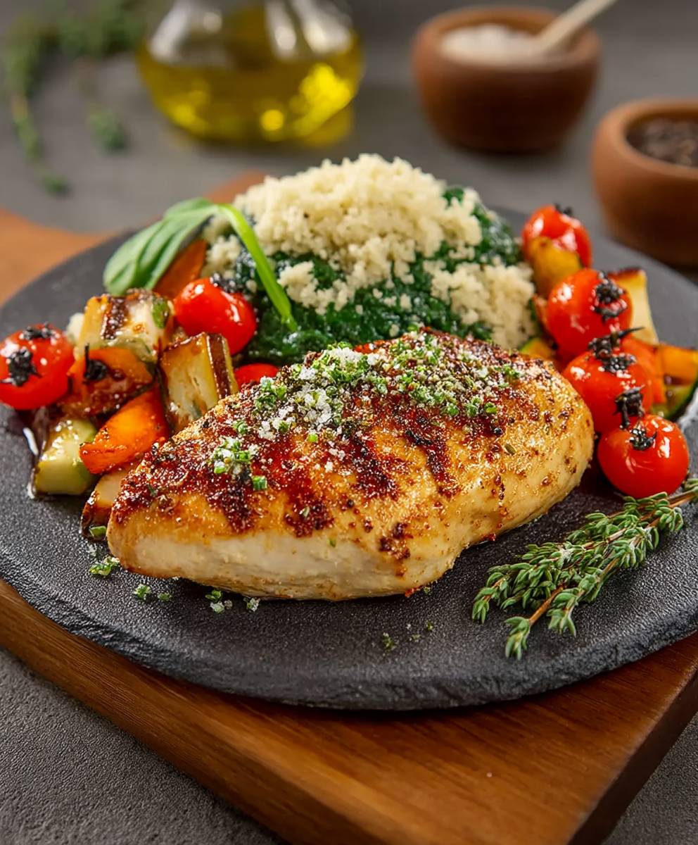 Gegrillte Hühnerbrustfilet