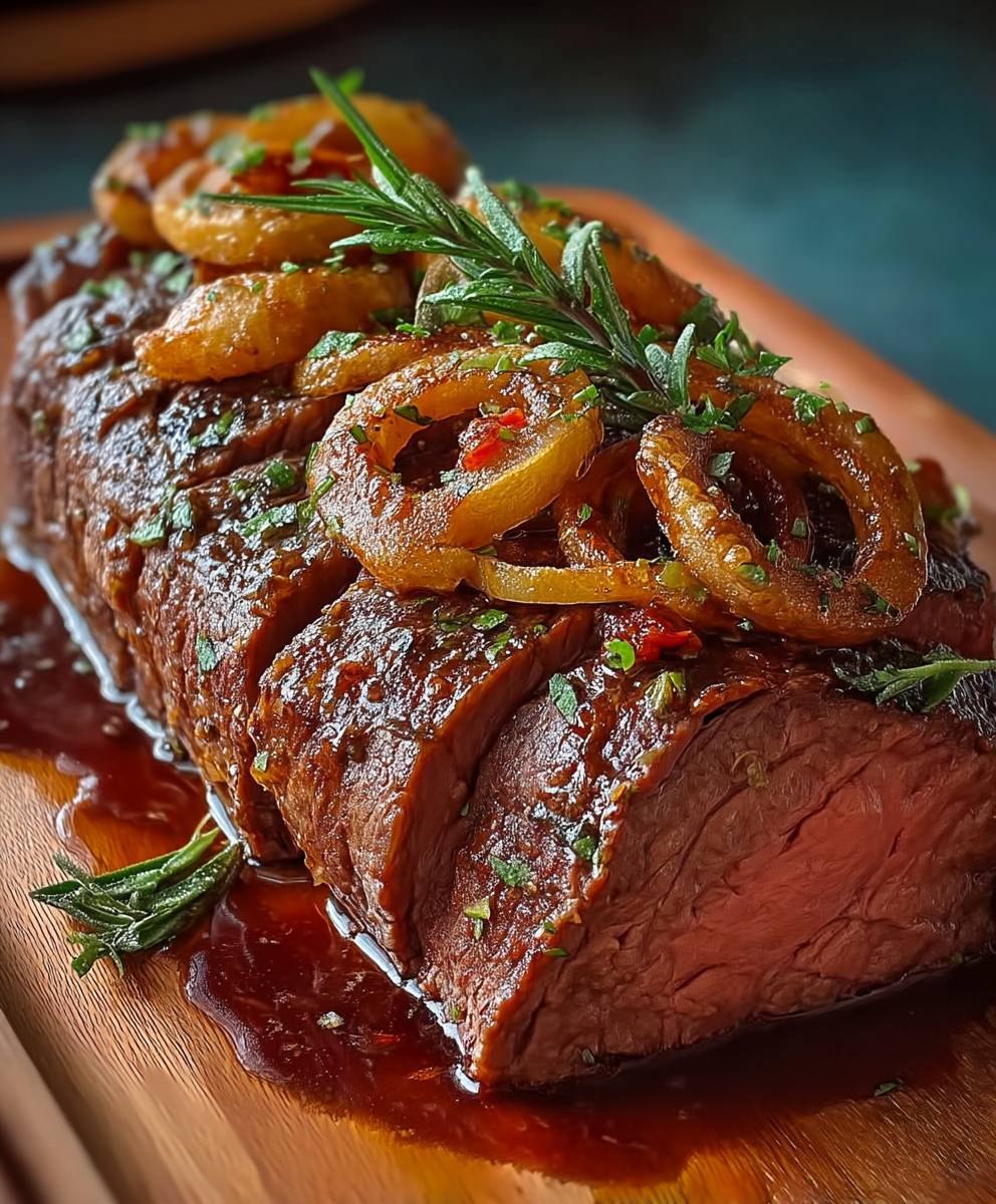 Saftiger Rinderbraten