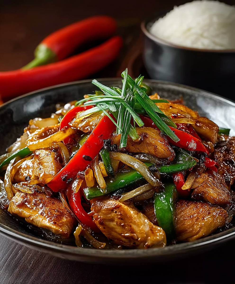 Chinesische Hähnchenpfanne