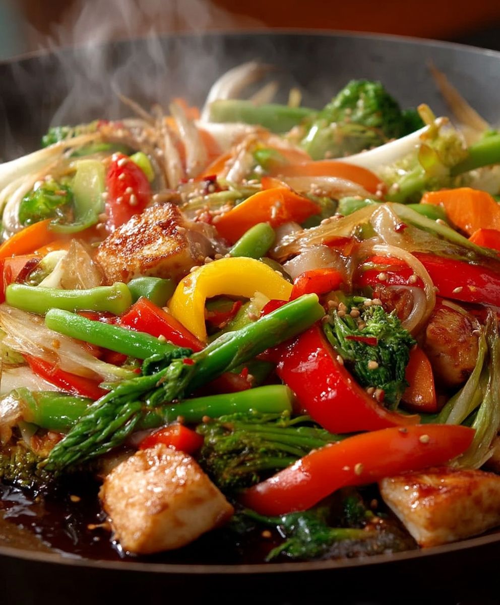Wok Gemüse knackig zubereiten
